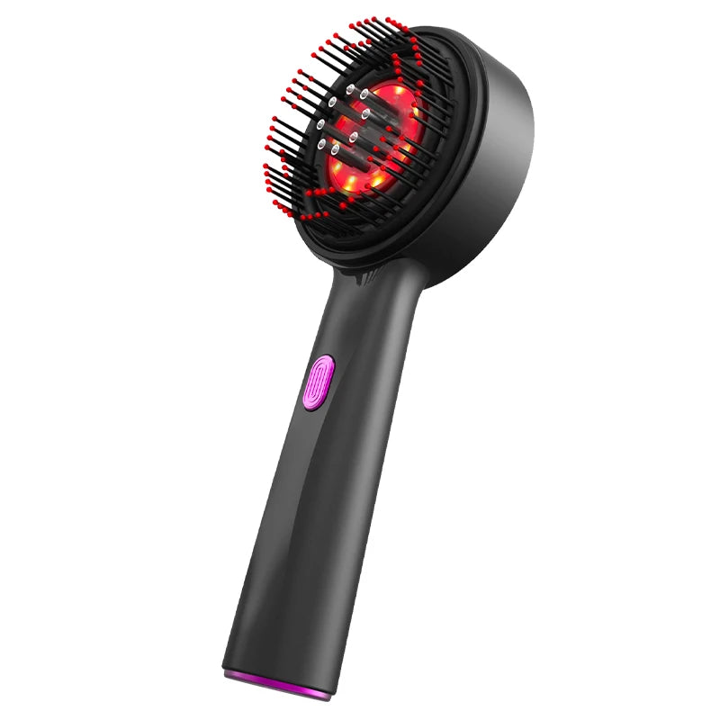 3-in-1 Red Light Therapy Scalp Massager – Electric Hair Growth Brush & Essential Oil Liquid Applicator for Thinning Hair